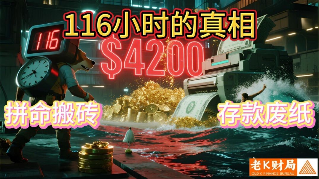 为什么你越努力越穷？金价狂飙背后的残酷收割局。